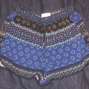 Fabric Shorts — High Waisted